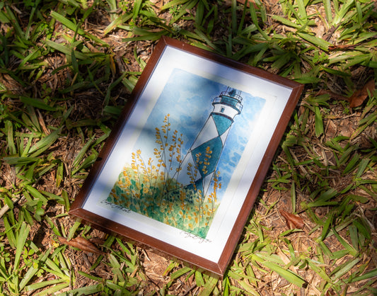 "Cape Lookout" Watercolor