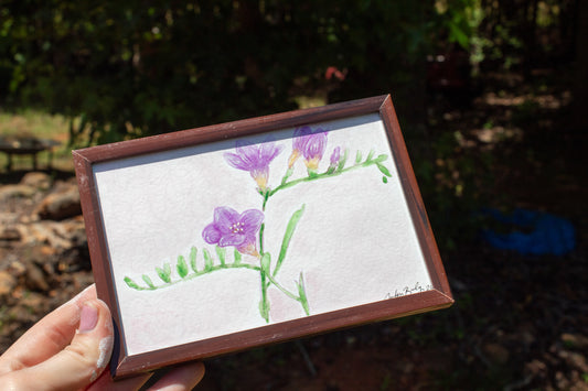 "First Blossom" Watercolor