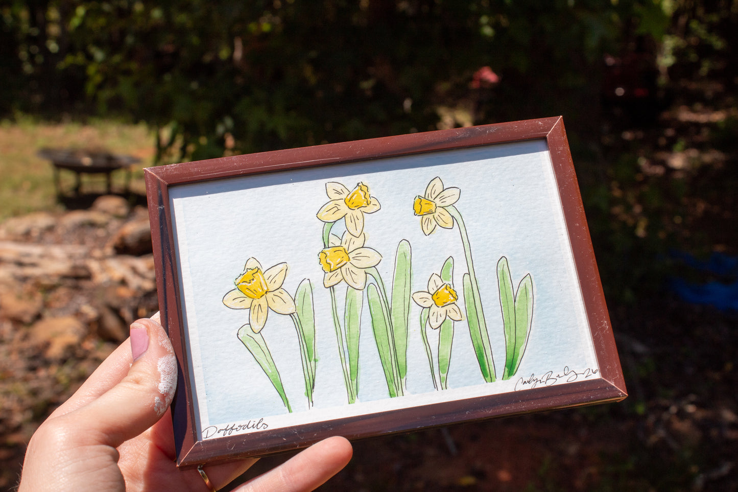 "Daffodils" Watercolor